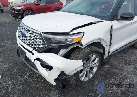 2021 Ford Explorer Platinum z USA, uszkodzony, nr VIN 1FM5K8HC0MGA92622